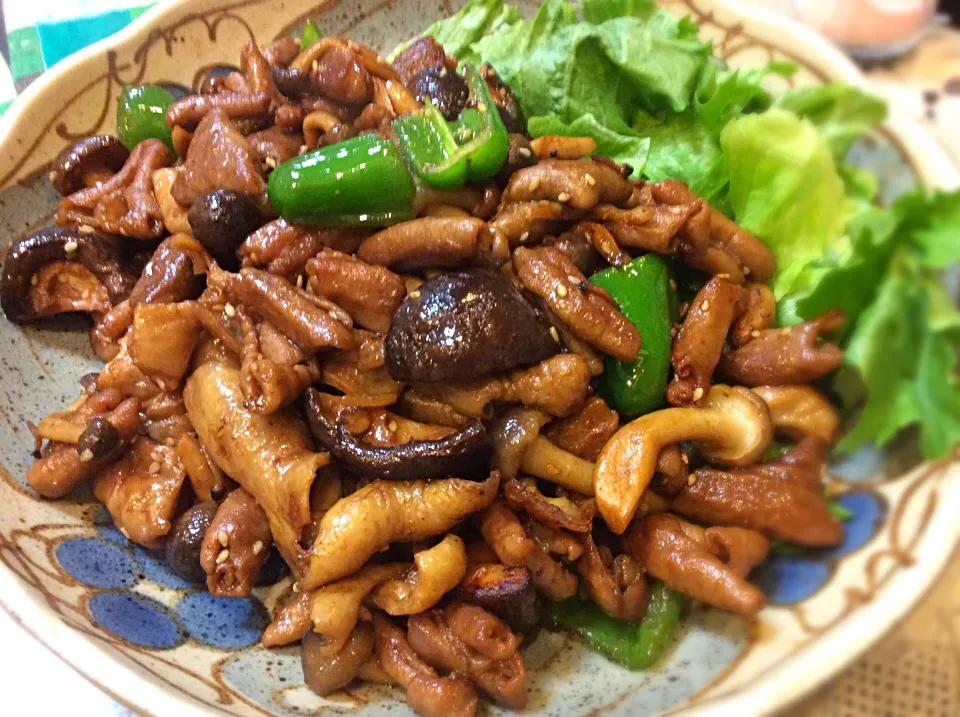 昨晩はモツ煮！今宵は「モツ炒め」😋|アライさんさん