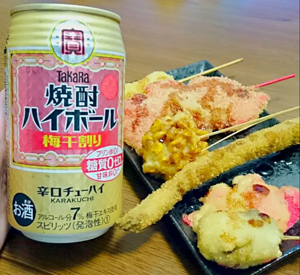 新旧串カツ対決！！！(笑)に焼酎ハイボール🍻🍻|Yukiさん