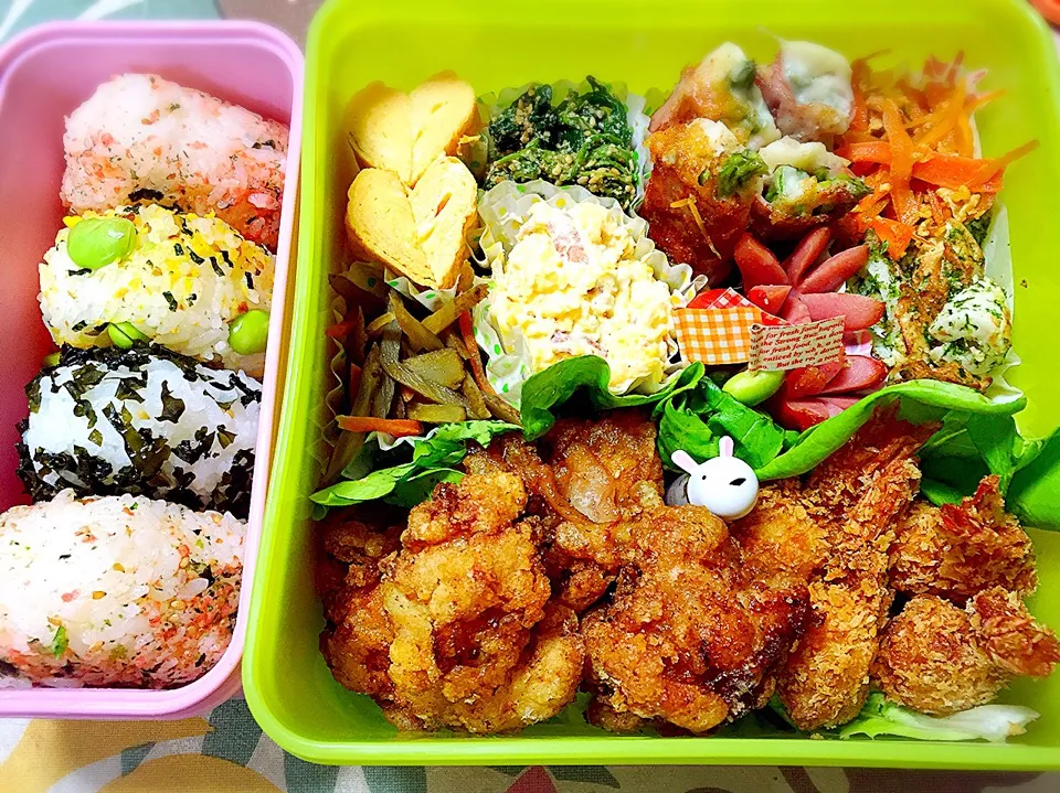 Snapdishの料理写真:今年のお花見弁当🍡🌸|りさりささん