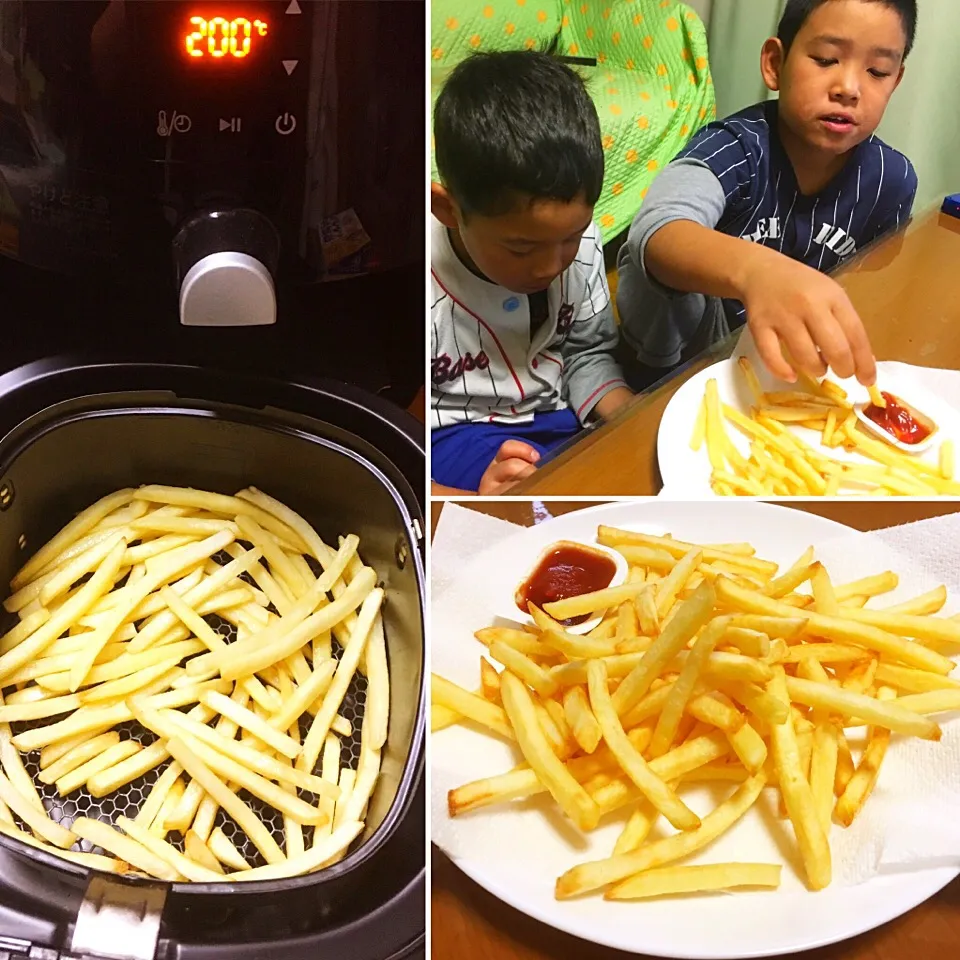 ノンフライヤーでフライドポテト🍟|masasho's momさん