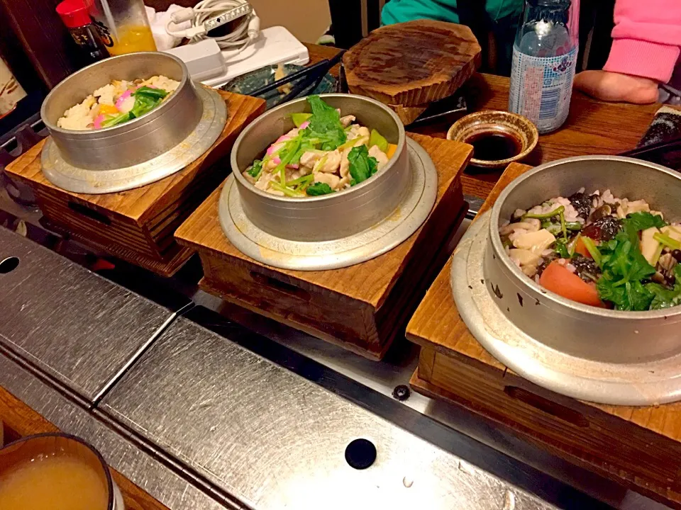 釜飯！鳥釜 梅釜 あさり〜〜|恵里香さん