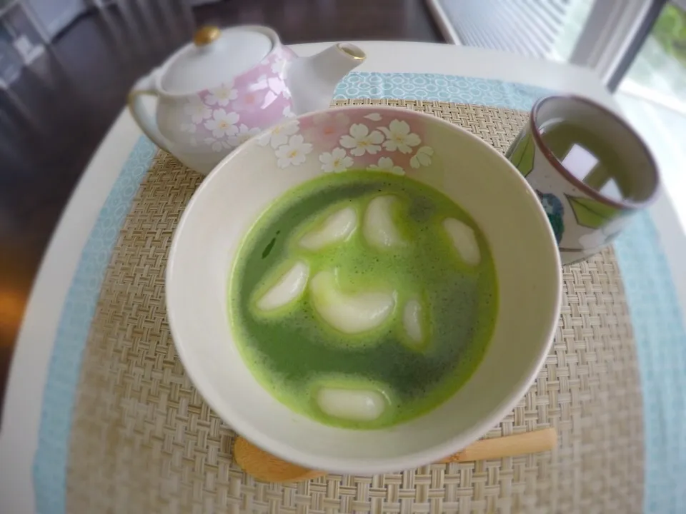 Matcha Zenzai抹茶白玉ぜんざい|せるさん