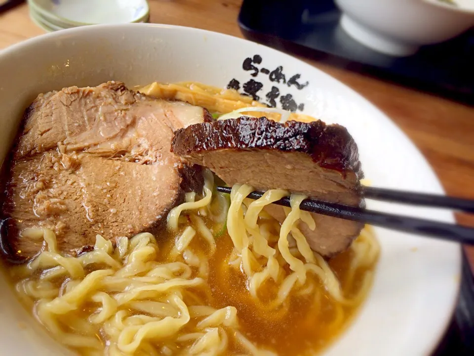 ラーメン チャーシュー一枚トッピング|不動南平さん