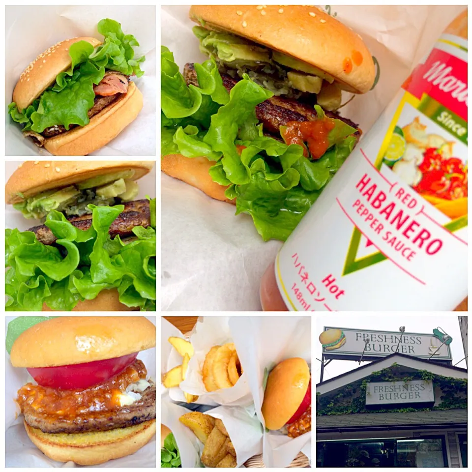 Snapdishの料理写真:Abocado burger🍔ｱﾎﾞｶﾄﾞﾊﾞｰｶﾞｰ|🌈Ami🍻さん