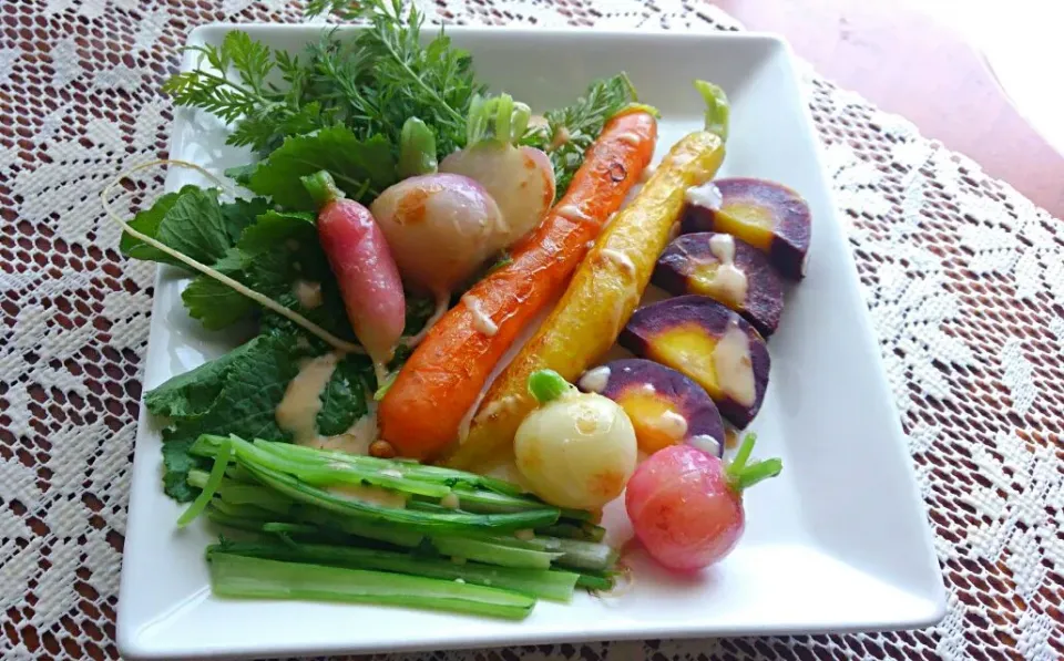 可愛い❣ミニ根菜のサラダ…http://cookpad.com/recipe/3823684|*ママちゃん*さん