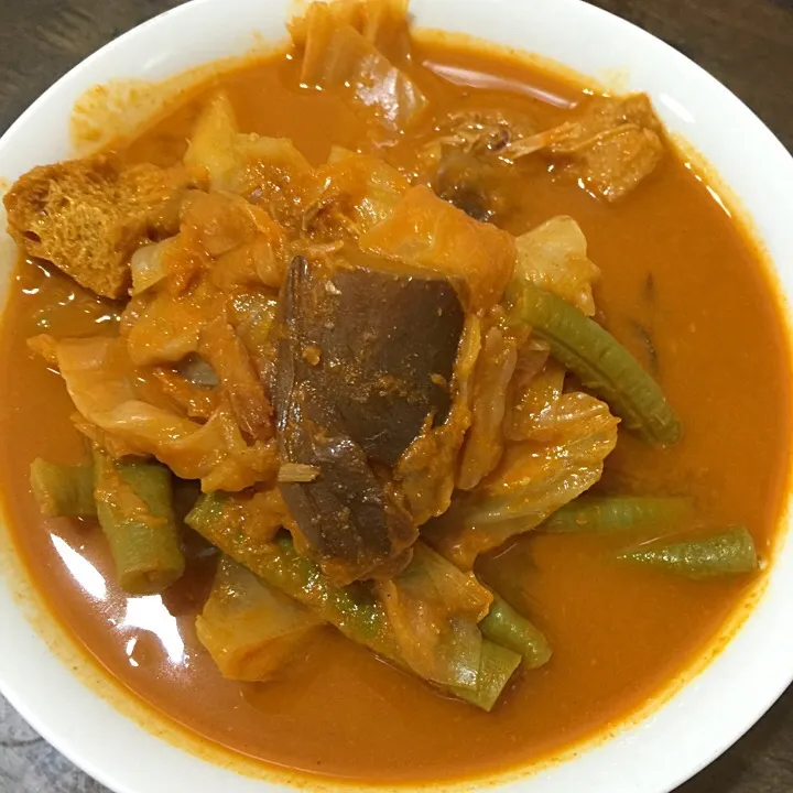 Salted Fish Curry with Mix Veg|Chrissy Yinさん