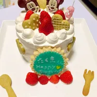 次男の誕生日ケーキ❤︎|Marienさん