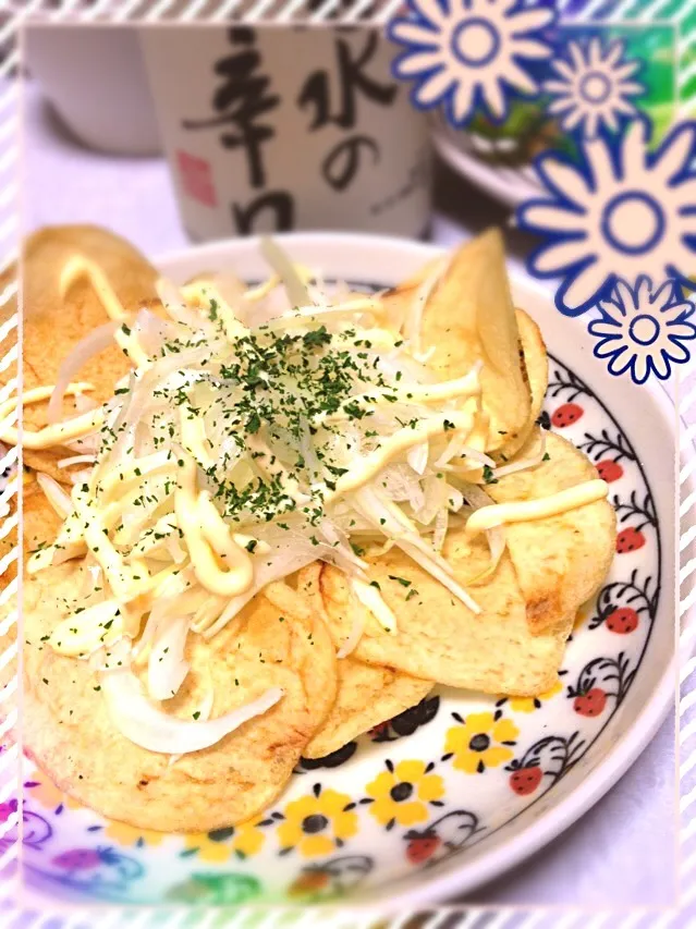 川上千尋さんの料理 ポテチサラダ😁😁|もっさんさん