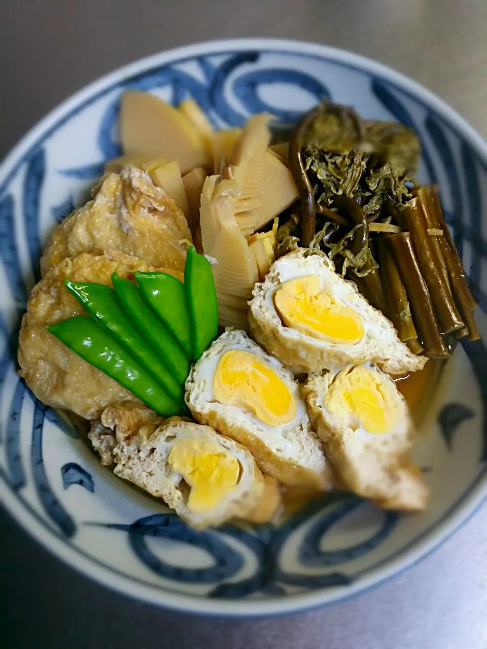 筍、ゼンマイ、揚の袋煮|藤田 まり子さん