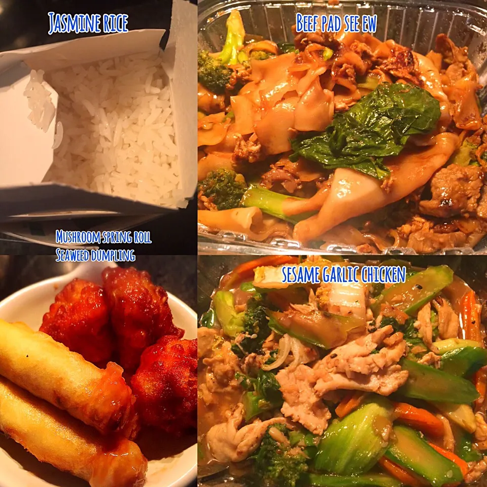 🇹🇭Thai takeout dinner🇹🇭|erisさん