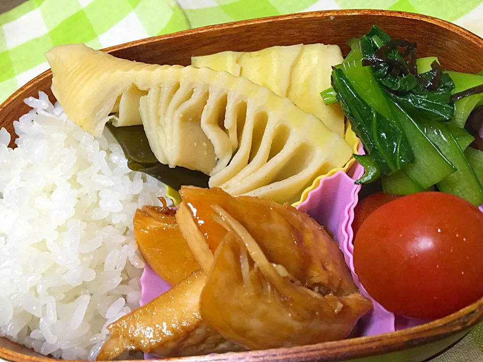 Snapdishの料理写真:4月25日のお弁当(o´ｪ｀o)ゞｴﾍﾍ|Hitomiさん