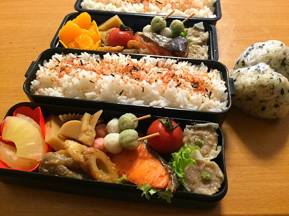 4/25 今日の兄弟弁当^_^|chunさん