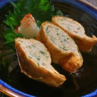 大葉入り鶏つくねの袋焼き•*¨*•.¸¸♬︎