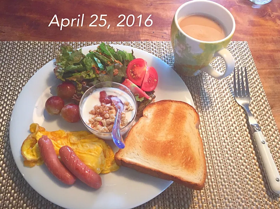 Snapdishの料理写真:朝ごはん 2016・4・25|ローゼルさん