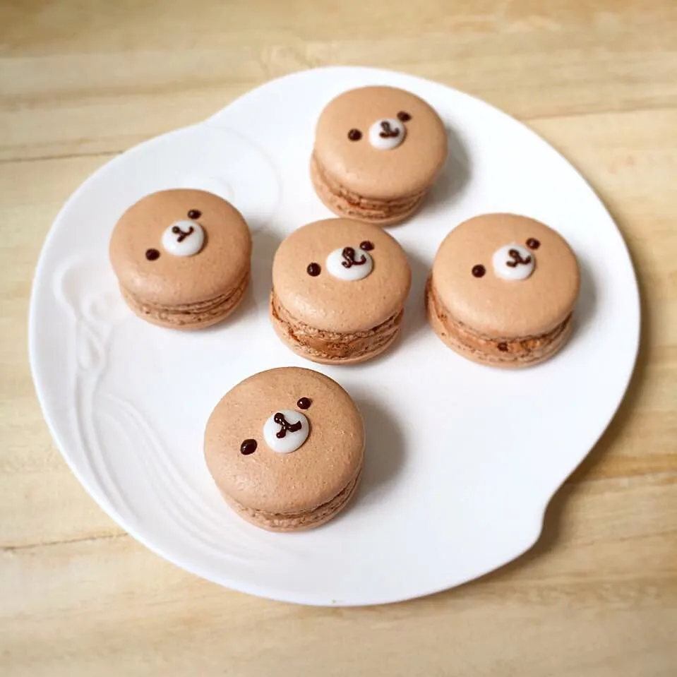 自家製リラックマチョコレートマカロン
Homemade Rilakkuma Chocolate Macarons|Yannさん