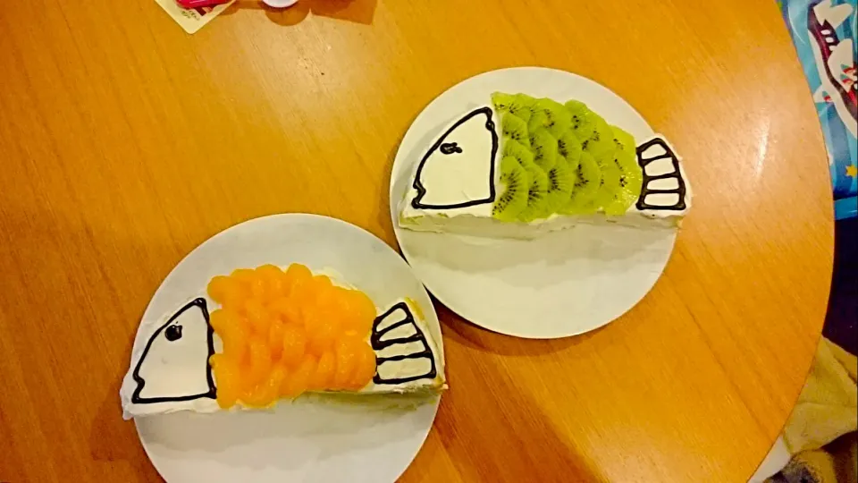 Snapdishの料理写真:こいのぼりケーキ|ココさん