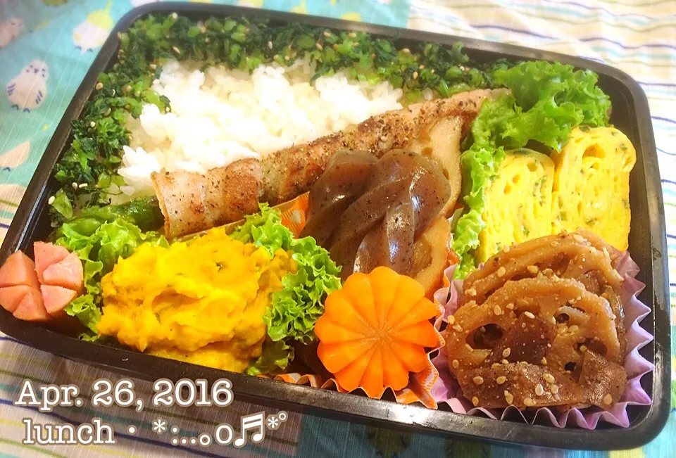 Snapdishの料理写真:2016/04/26お弁当〜♡|いく❤️さん