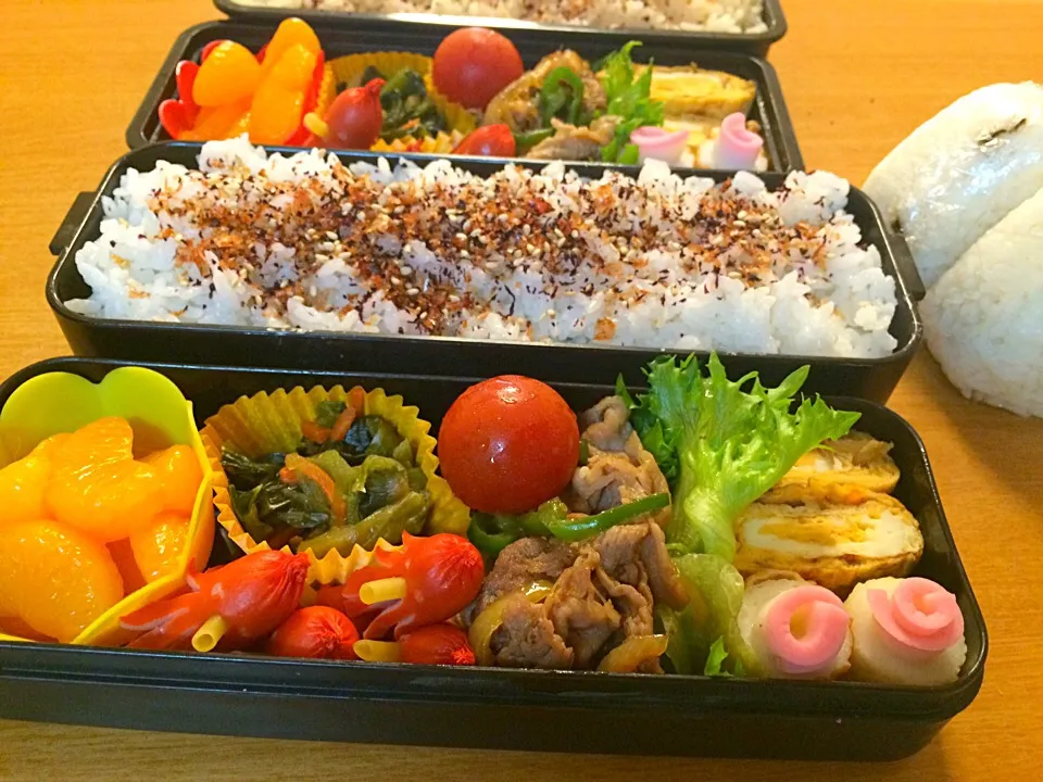 4/26 今日の兄弟弁当^_^|chunさん