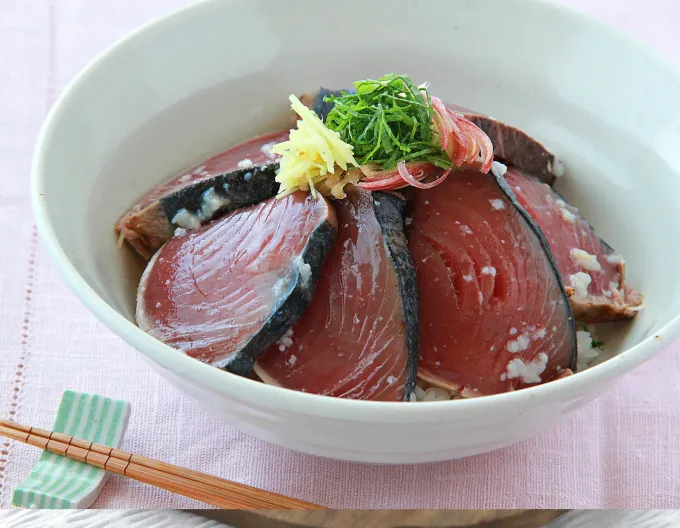 鰹の漬け丼 初夏の香り|マルコメ キッチンさん