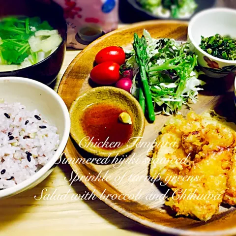 「減塩梅こんぶ茶」を使ってみたSnapdishの料理・レシピ写真:今日の夜ごはん❤︎