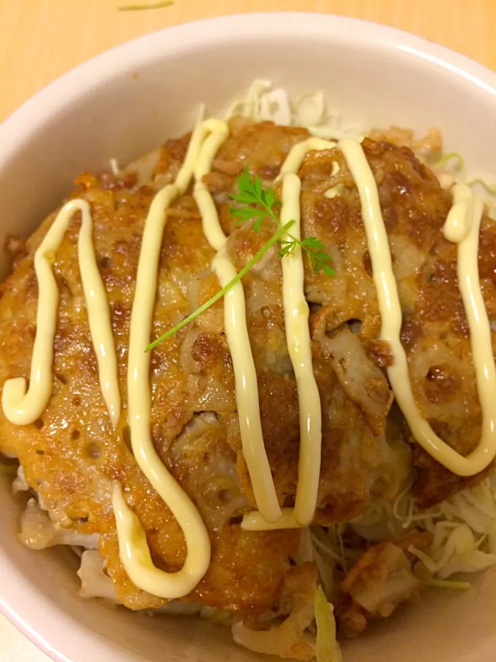 レンコンのつくね丼|なっぴさん