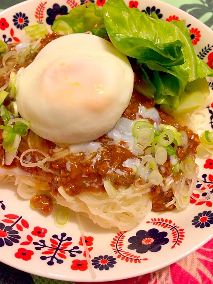 Snapdishの料理写真:台湾まぜそばで夕食🍜|かずみさん