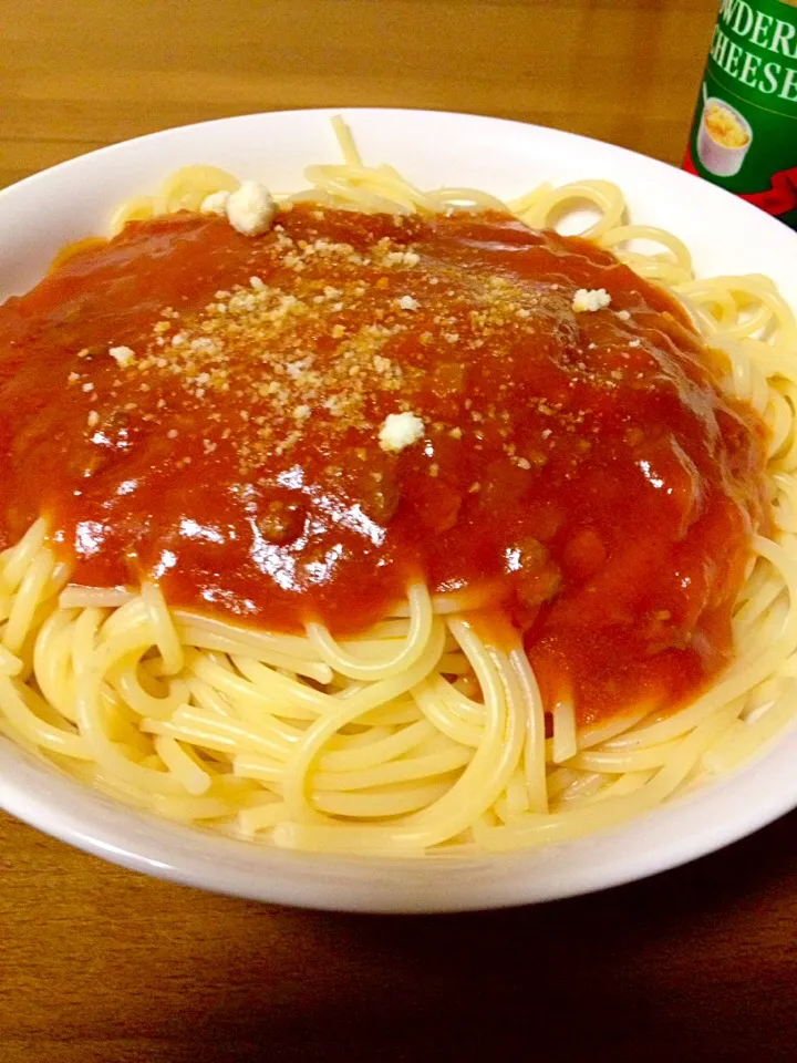 Snapdishの料理写真:野菜たっぷりミートパスタ🍝|まいりさん