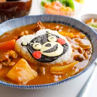 Snapdishの料理写真:くまモンカレー🍛♡|かばちゃーんさん