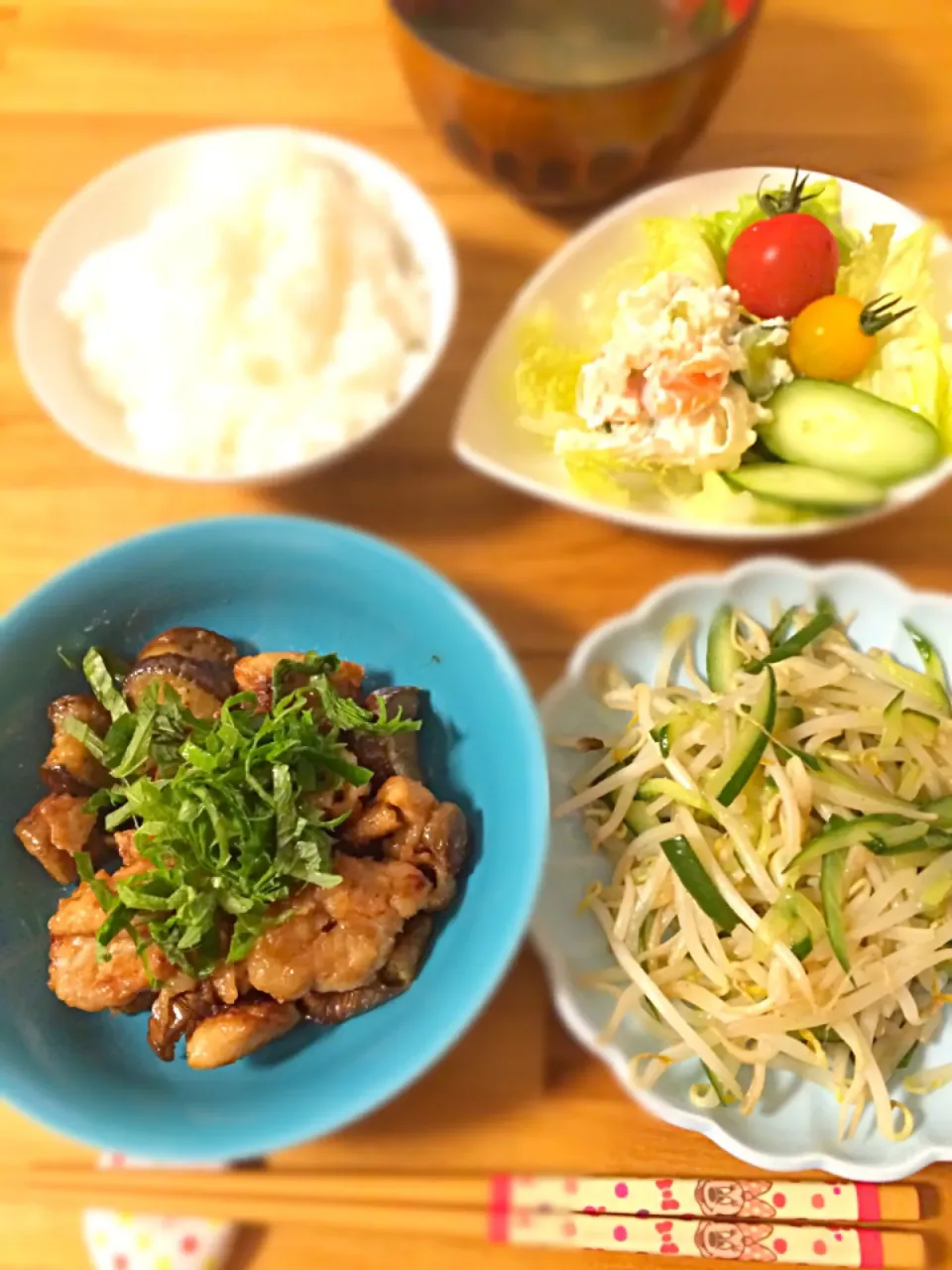 豚肉とナスの味噌炒め|うーろんさん