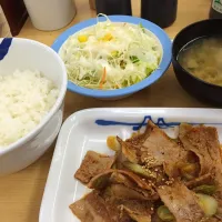 豚とネギの生姜焼き定食|Koichiさん