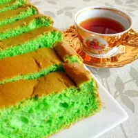 dessert, pandan chiffon cake|Regina Lavetさん