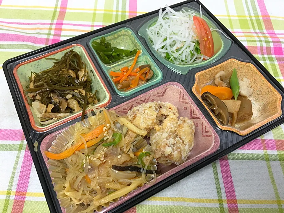 彩り野菜のチャプチェ 日替わり弁当 豊川市宅配|Naokazu Kuritaさん