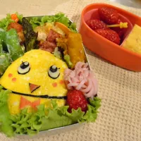 Snapdishの料理写真:小２ふなっしーお弁当遠足予備日|ゆかこさん