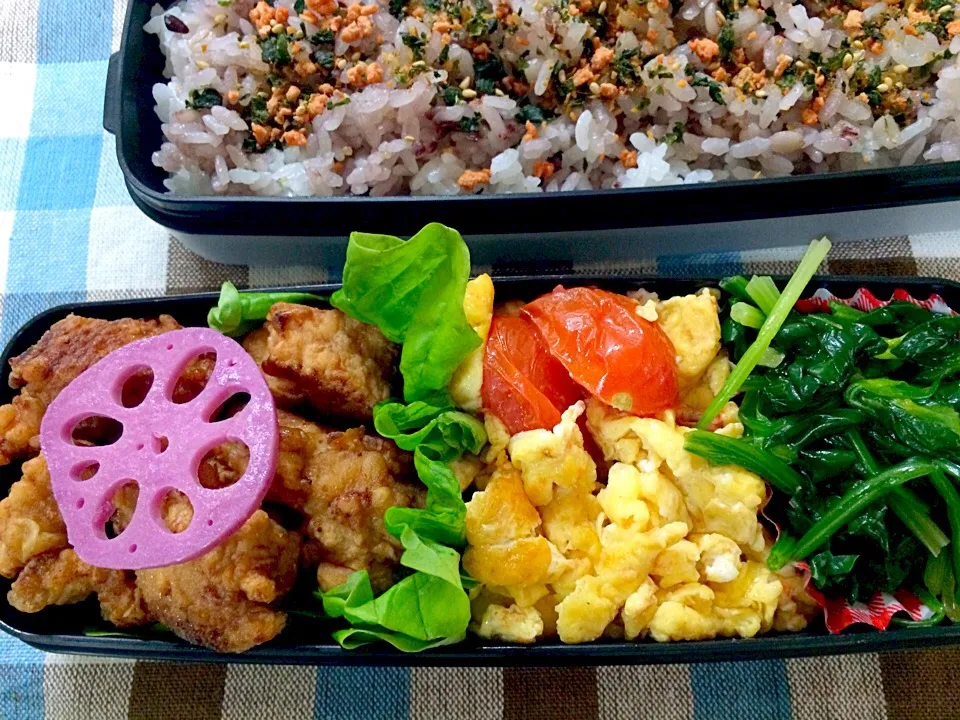 Snapdishの料理写真:4月27日息子のお弁当|mikiさん