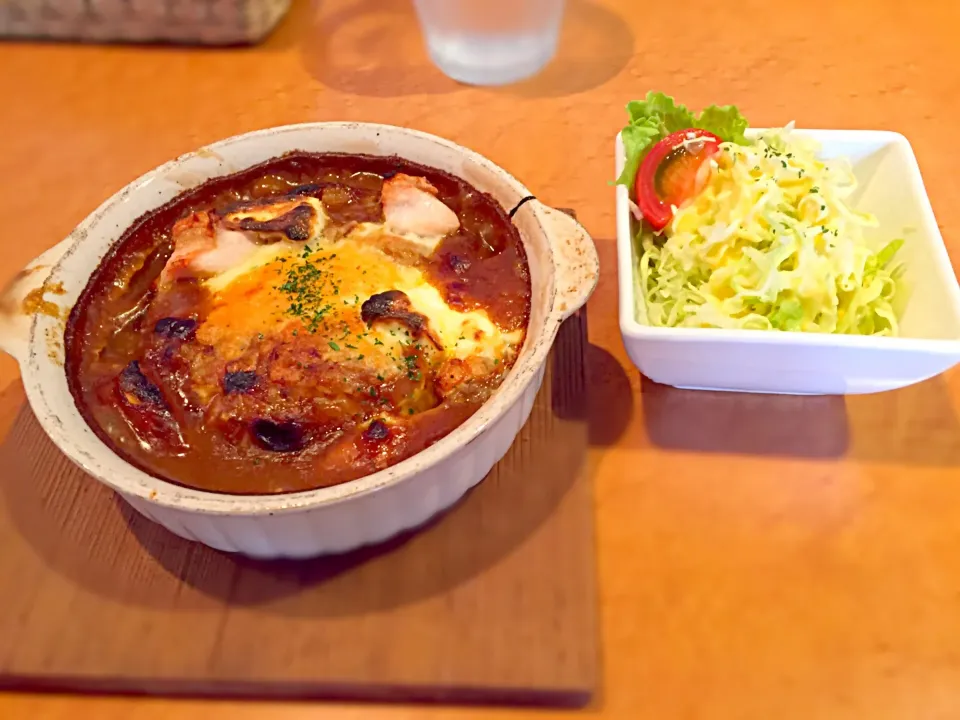 カフェ ユイット チキンクリームチーズ焼きカレー|Hiromi Nishiwakiさん