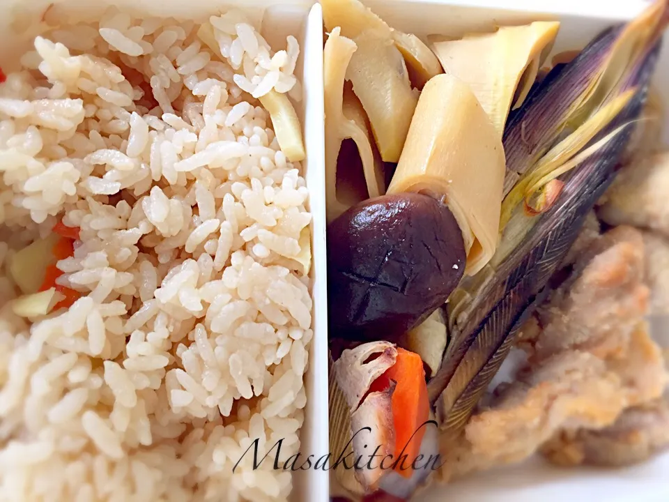 Snapdishの料理写真:Bamboo shoot lunch box|Masakiさん