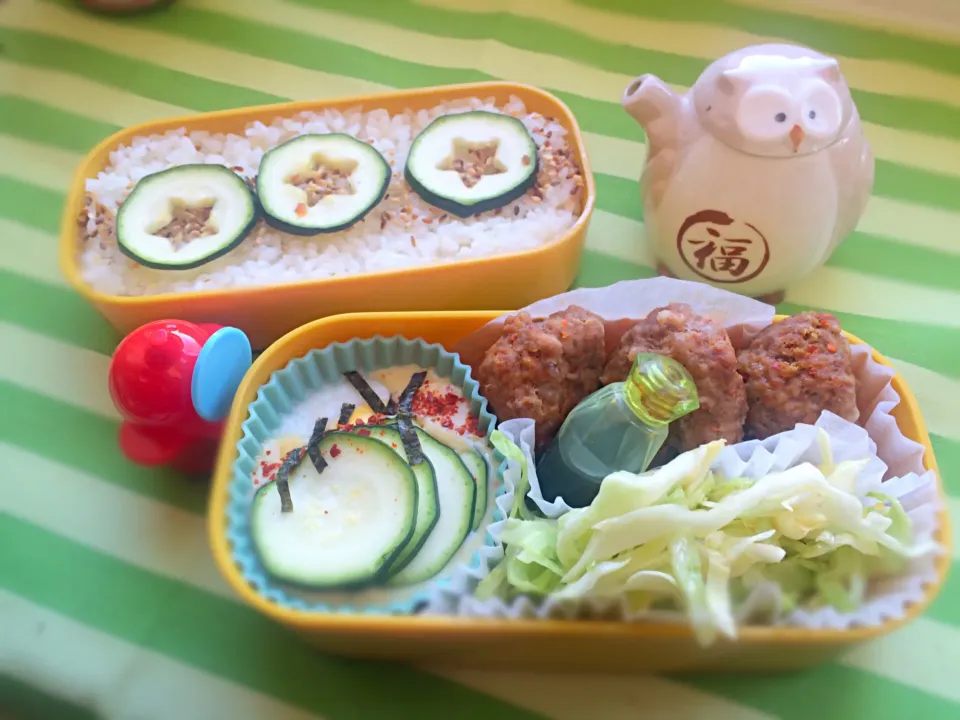 pork meatballs bento|Rugilė Audronashaさん