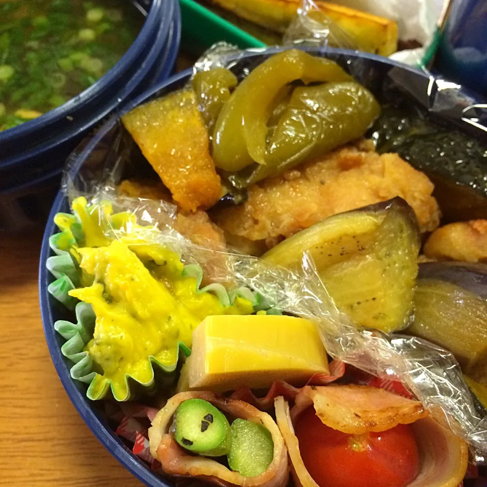 お父さんへ☆野菜と鶏肉の甘酢漬け弁当|ひろみ☺︎さん