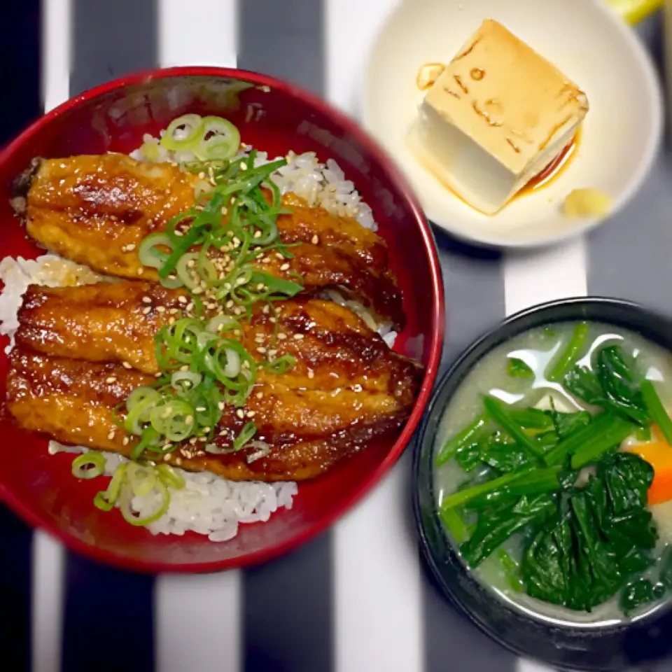 イワシの蒲焼き
お味噌汁
冷奴|さおりさん