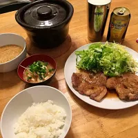 Snapdishの料理写真:トンテキ定食|OZEKIさん