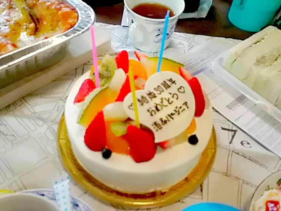 Snapdishの料理写真:30年既婚記念おめでとうございます。#Anniversario #Party #既婚記念|nene_rozieさん