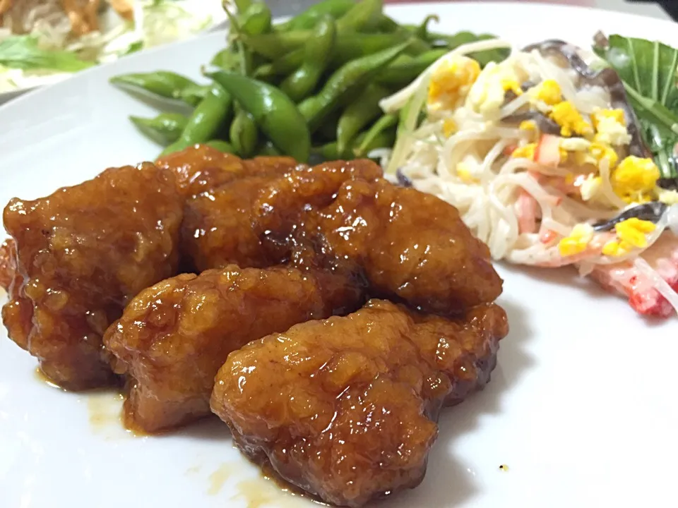 鳥の竜田揚げ|たぁちさん