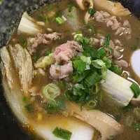 Snapdishの料理写真:Taichung Taiwan-蔥燒牛肉麵|Lindaさん