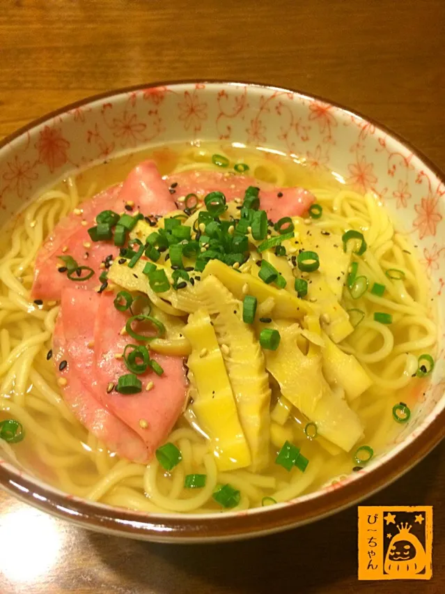 手作りメンマ入り！なんちゃってラーメン😁💦|☆ぴ〜ちゃん☆さん