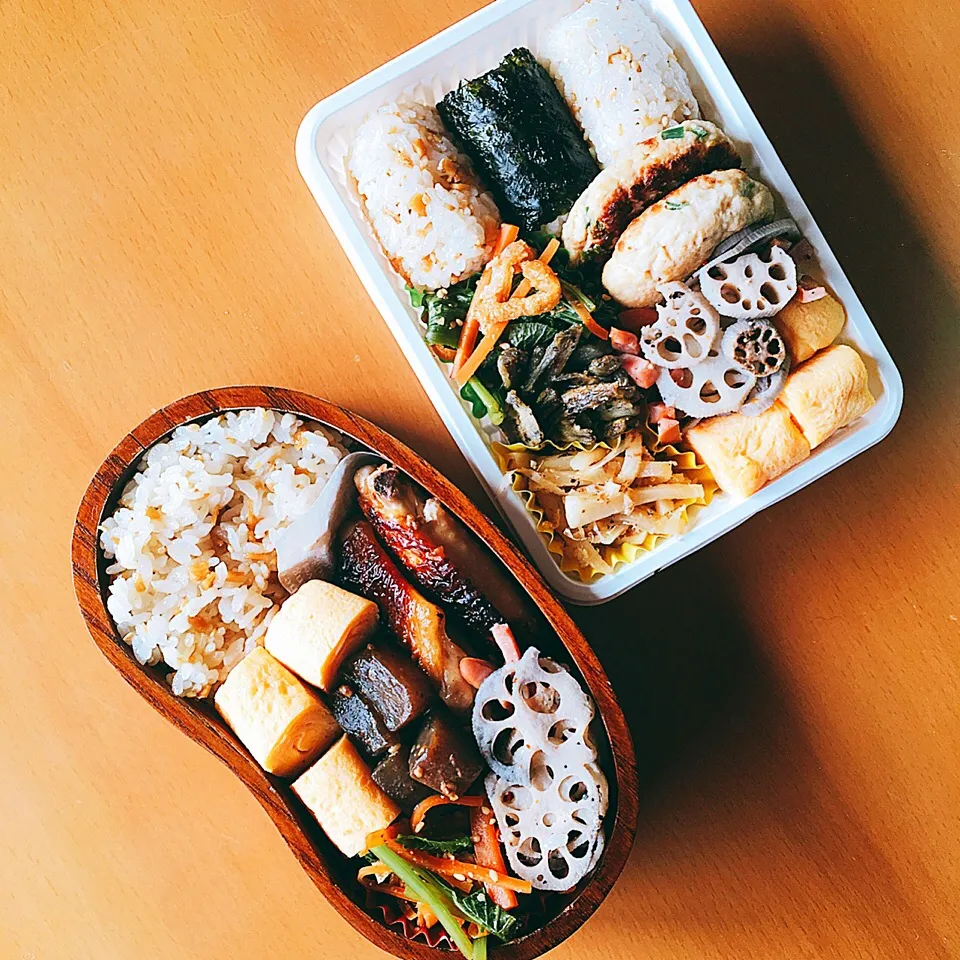 今日のお弁当♥︎二人分|ゆかさん