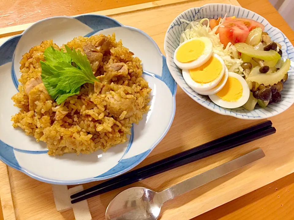 チキンカレーピラフ|ルドルフさん