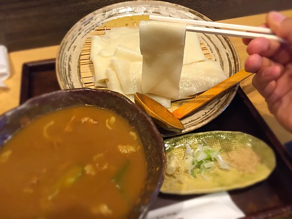 カレーせいろひもかわうどん|らーめん好き！さん