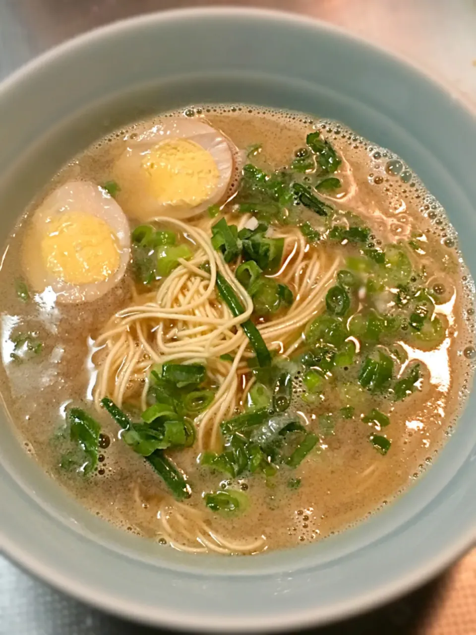 頂き物のスープでおうちラーメン|あじさん