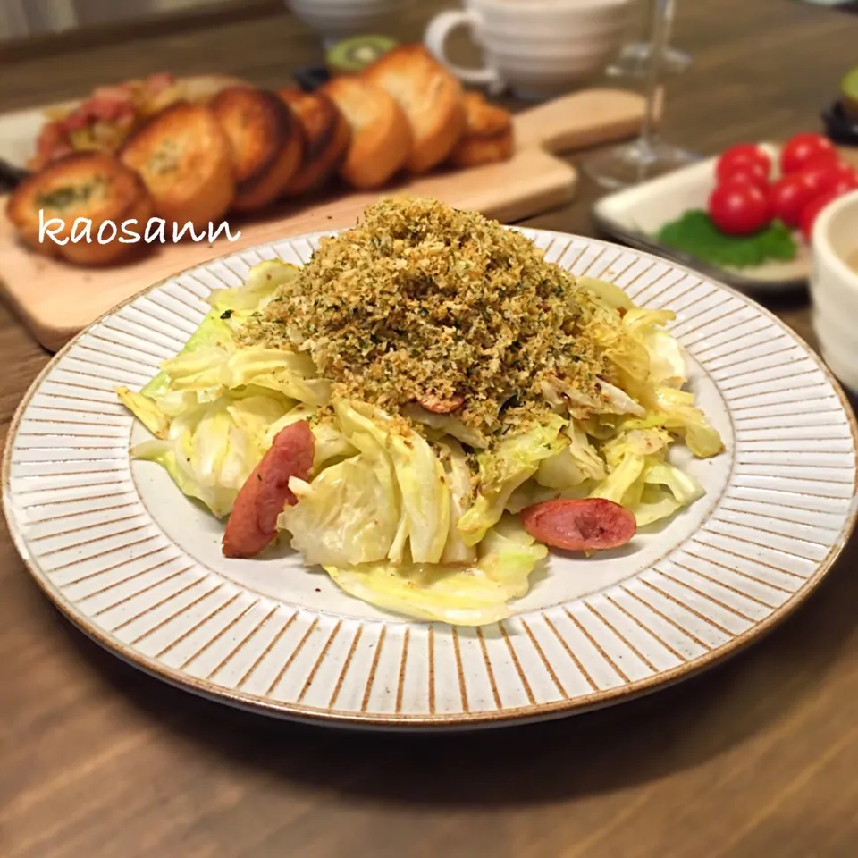 さくちんさんの料理 春キャベツのサクサクパン粉がけ♡|カオサンさん