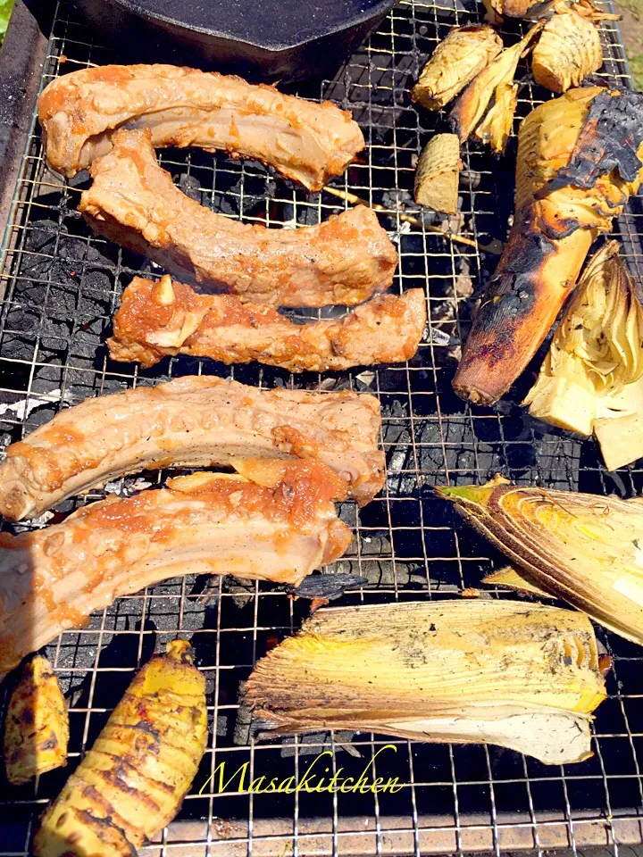 Grilled bamboo shoots&sparerib|Masakiさん